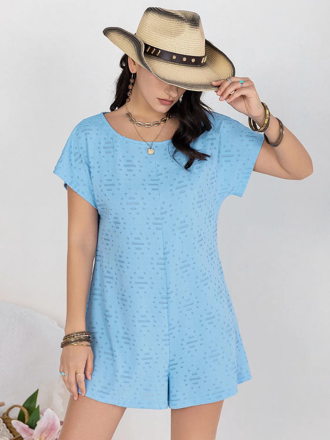 🌼 Round Neck Short Sleeve Romper 🌼