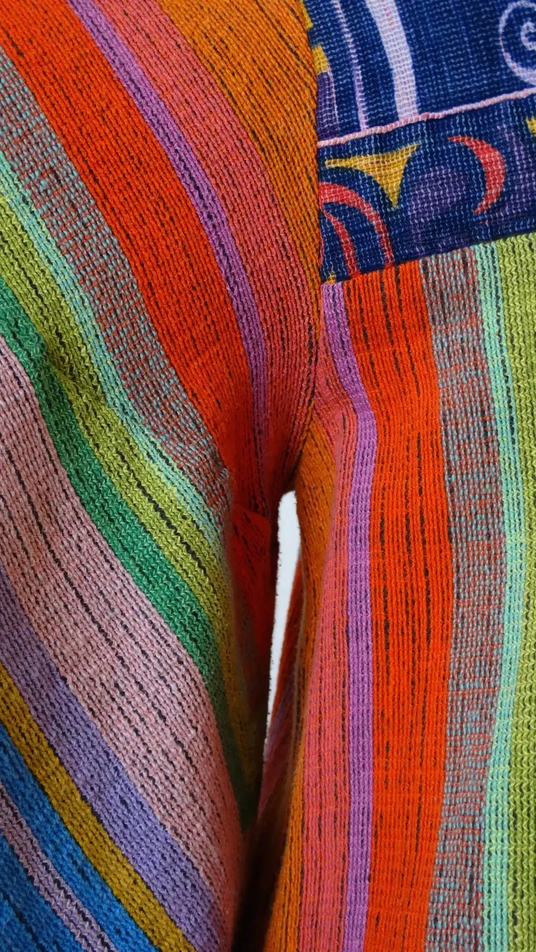 1970s Rikma Angel Sleeve Striped Dress