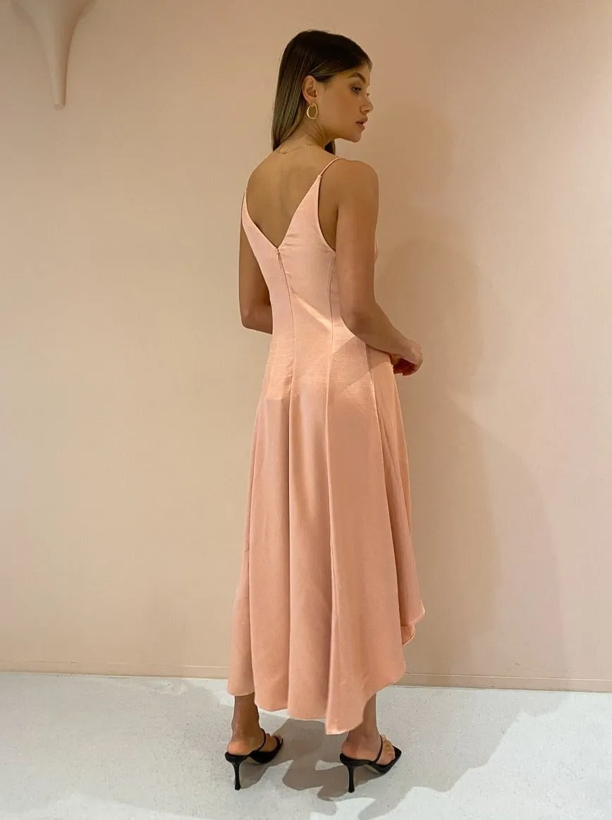 Acler Benson Dress in Peach