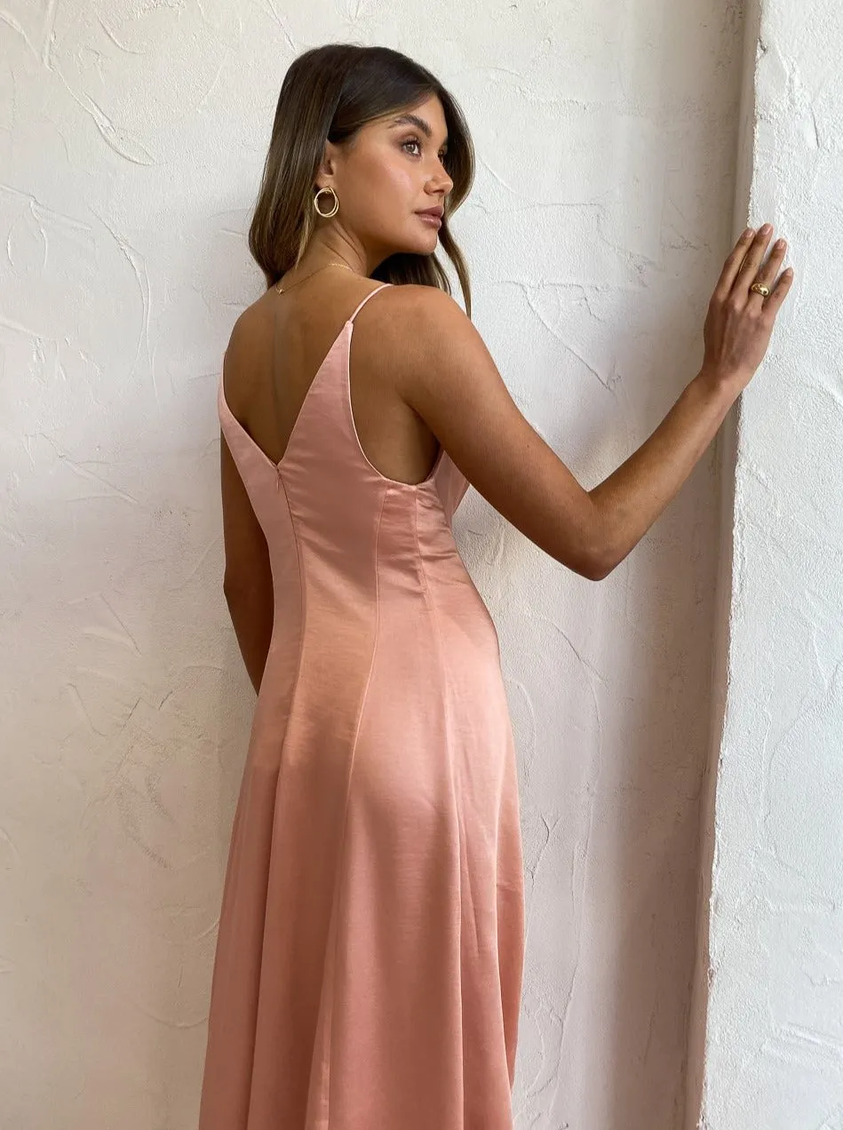 Acler Benson Dress in Peach