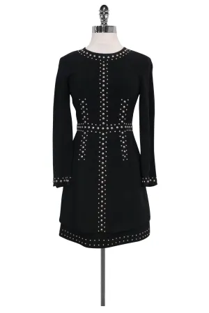 A.L.C. - Black Madison Studded Dress Sz 0