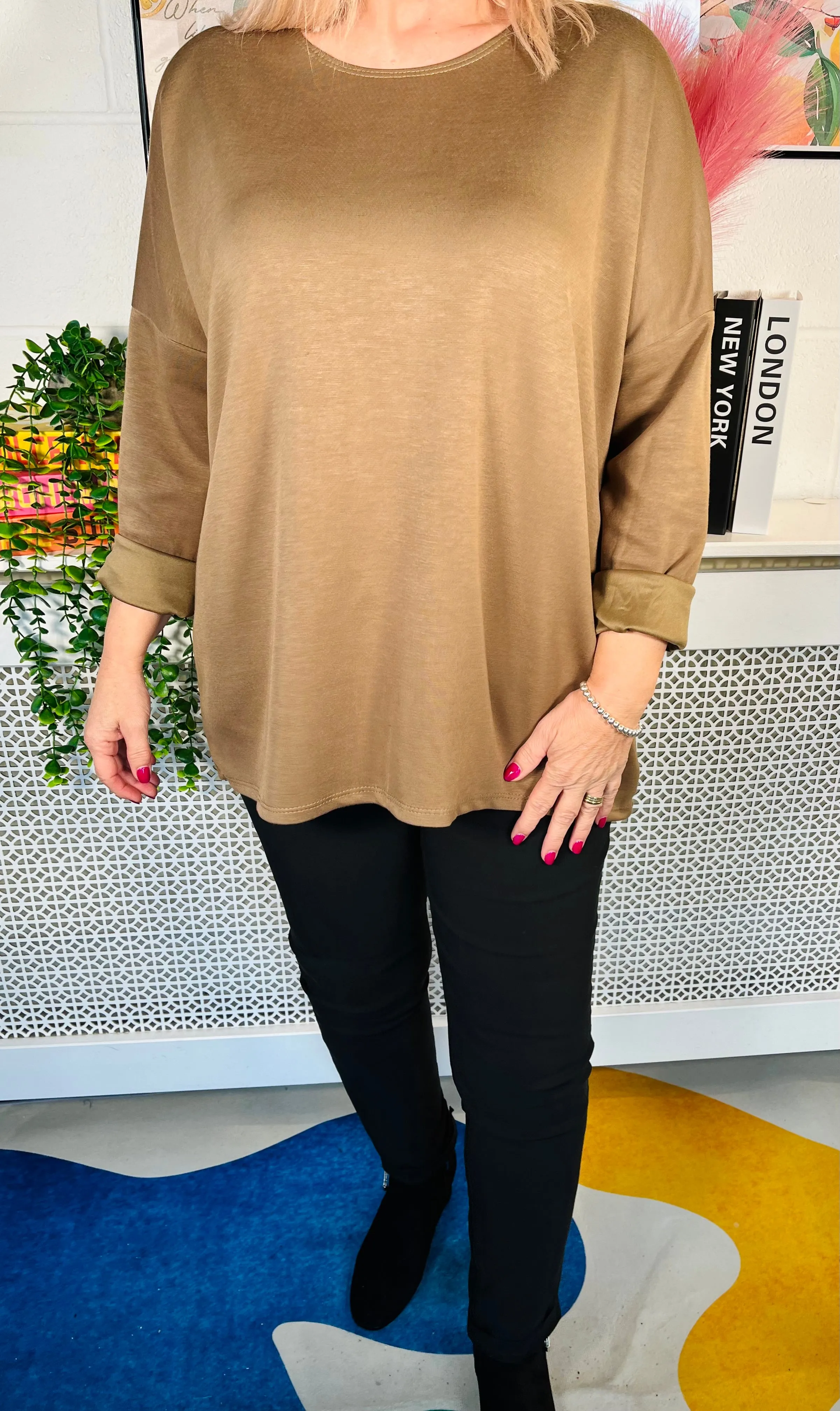 Amanda Super Soft Sweater - Caramel