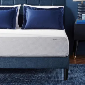 Amazon Basics Memory Foam Mattress, Medium Firm, 10 Inch, Queen, White/Grey