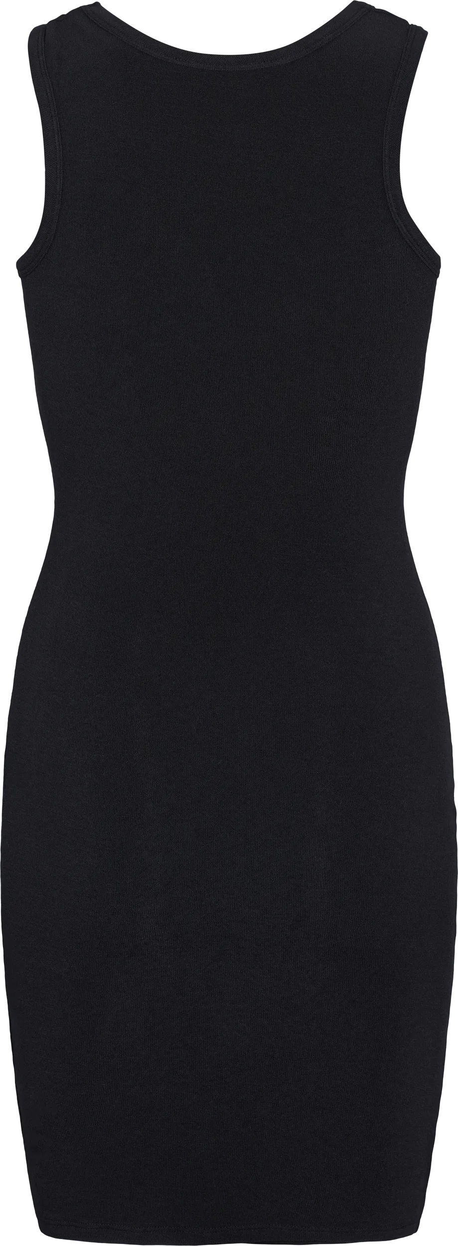 Anis Wool Slip Dress - Black
