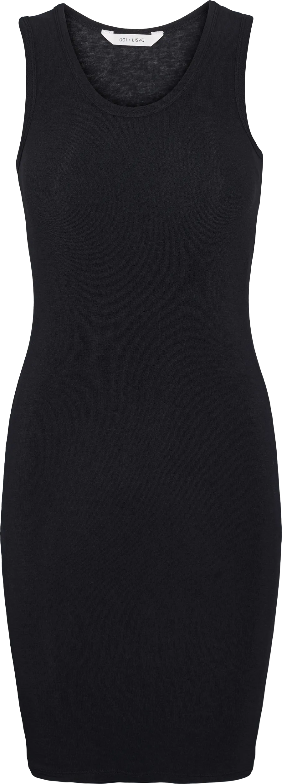 Anis Wool Slip Dress - Black