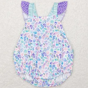 Baby Infant Girls Romper Summer Sea Shell Ruffle Rompers SR0735
