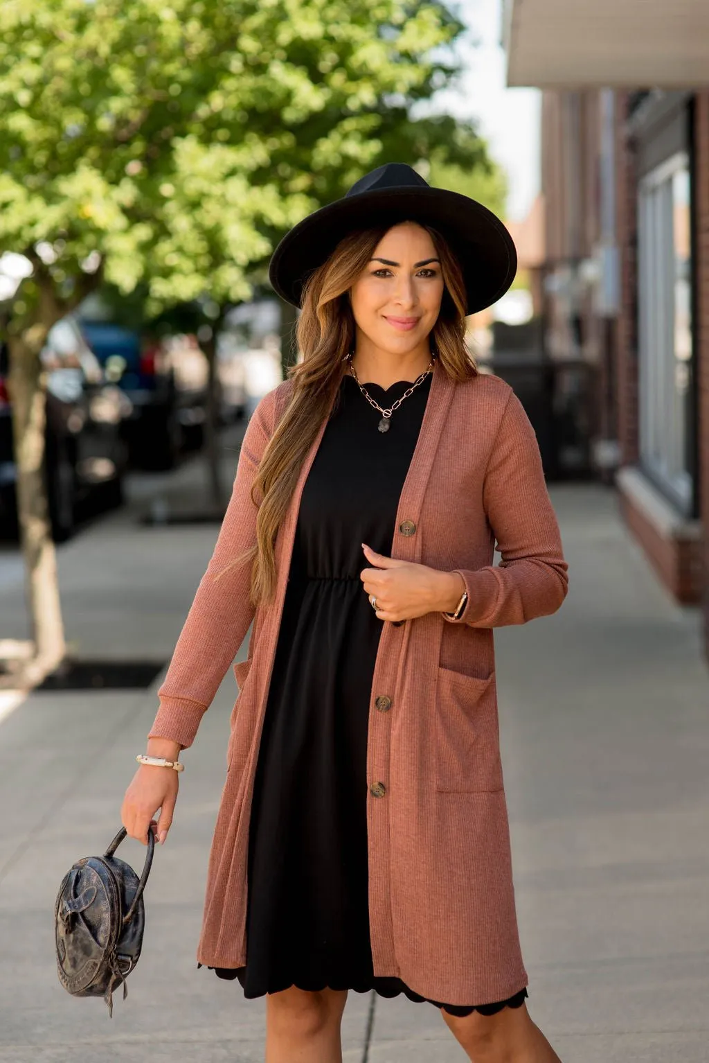 Basic Scalloped Tank Dress