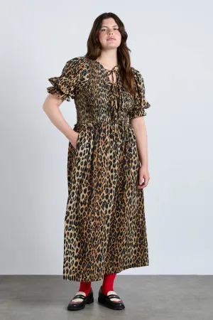 Bluebelle Midi Dress Leopard Print