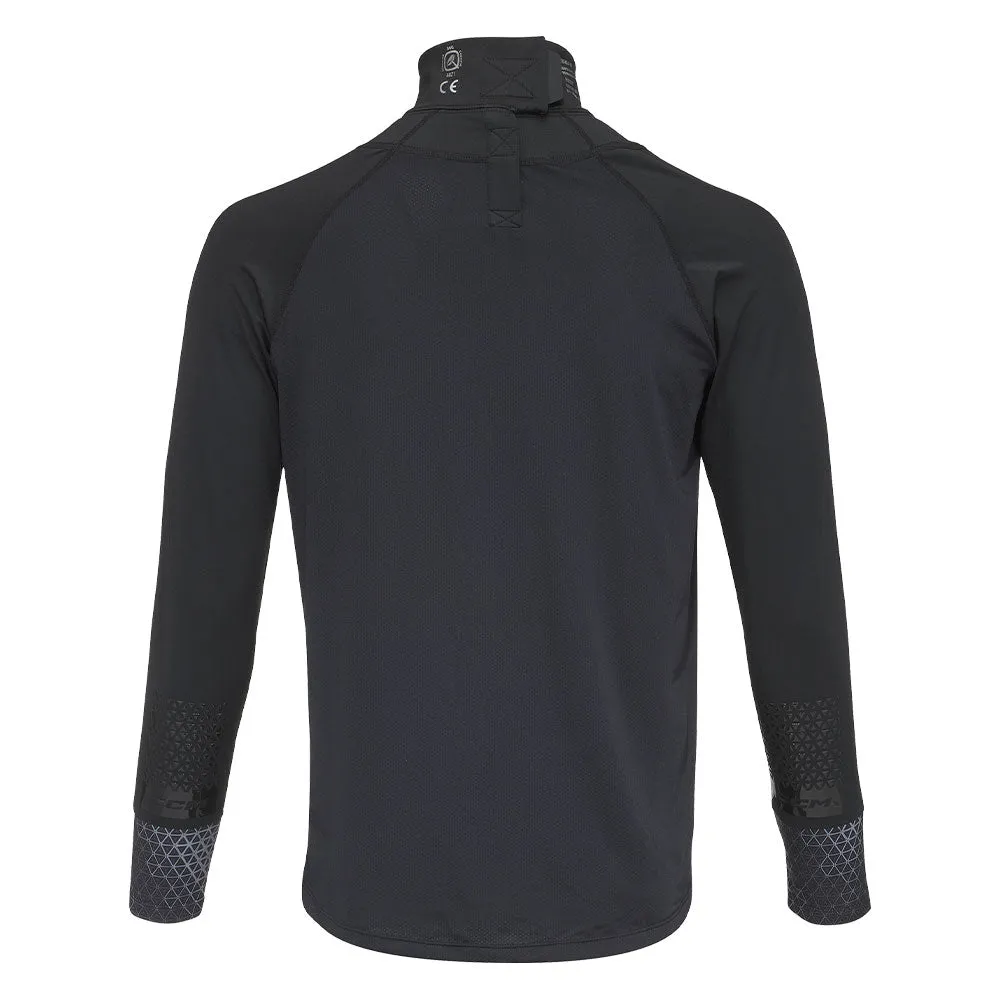 CCM CUT PROTECTION NECK GUARD YOUTH COMPRESSION LONG SLEEVE SHIRT
