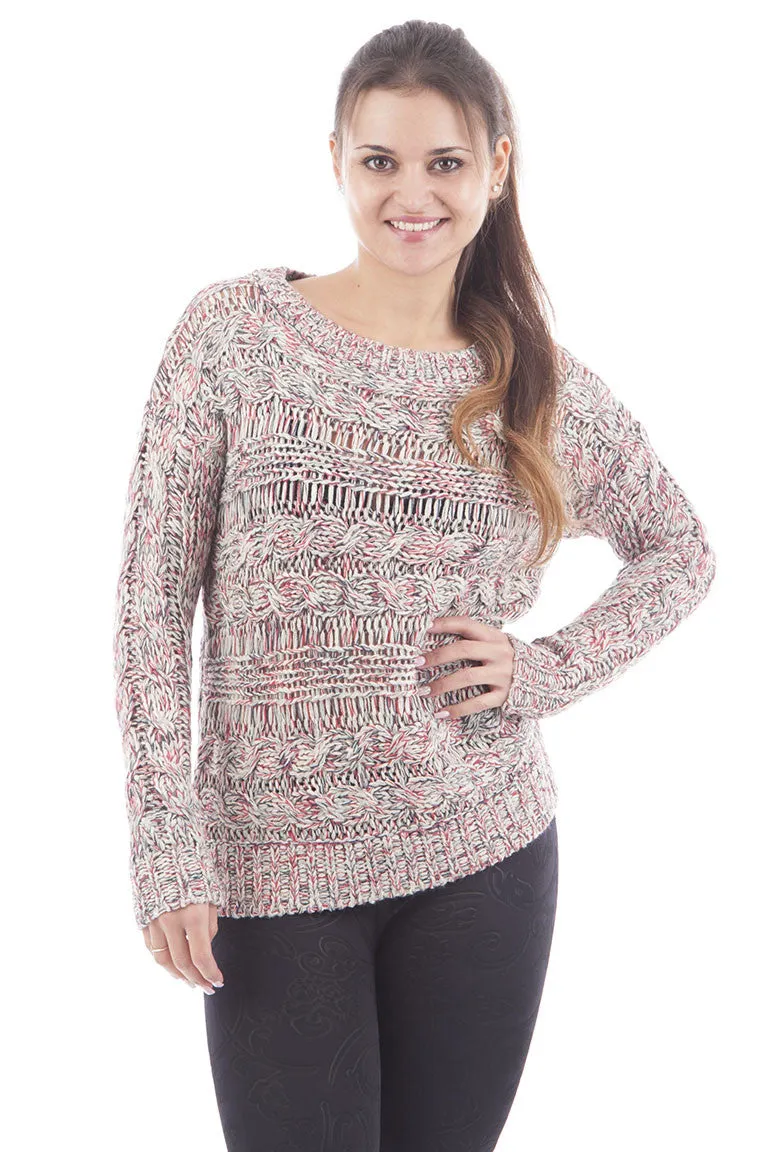 Chunky Knit Cable Design Jumper