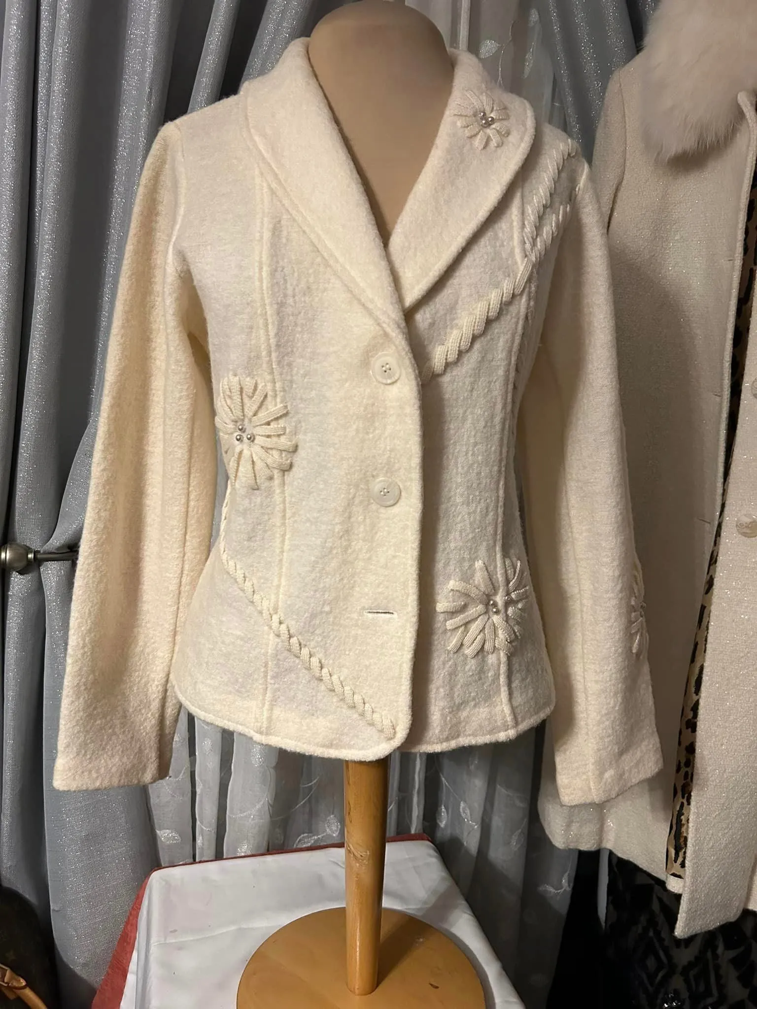 Cold Water Creek Winter White Blazer