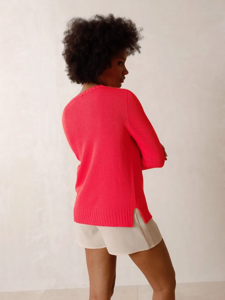 Cotton Knit Sweater