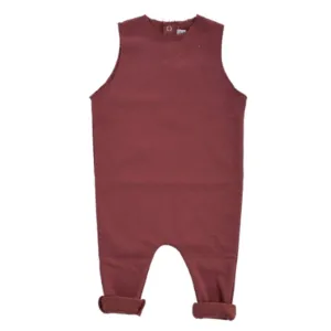 CREW KIDS BERRY FRAYED COTTON ROMPER