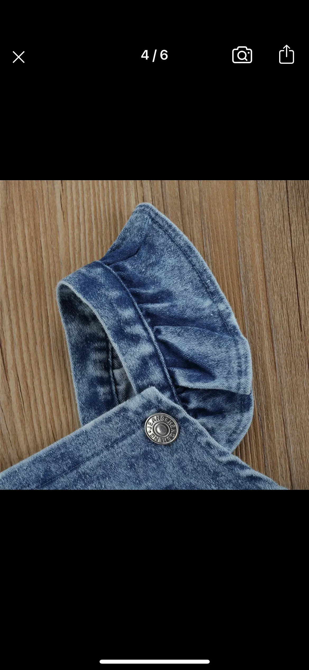 Denim Rainbow Ruffles Romper with Headband