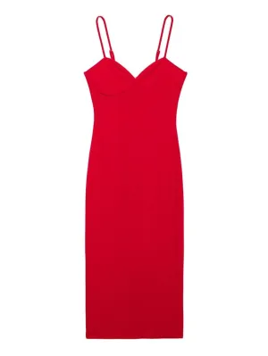 Eliza Backless Midi Dress