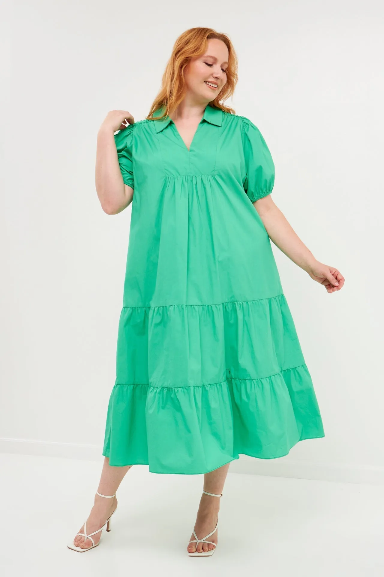 English Factory - Poplin Midi Dress