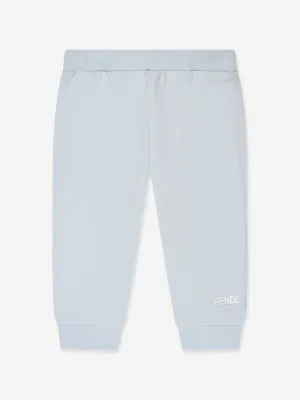 Fendi Baby Logo Joggers in Blue
