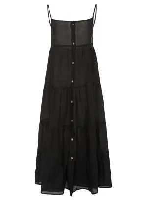 Flounce Midi Dress