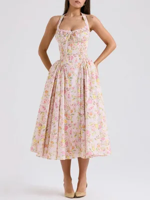 Gemma Backless Midi Dress