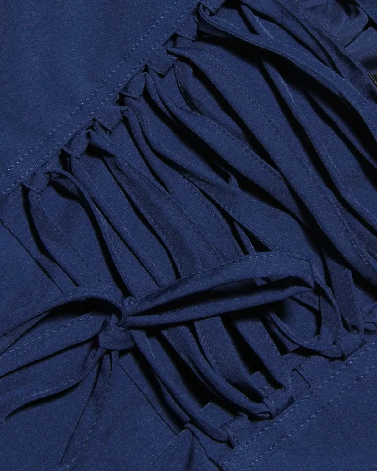 Heidi Navy Midi Corset Sun Dress