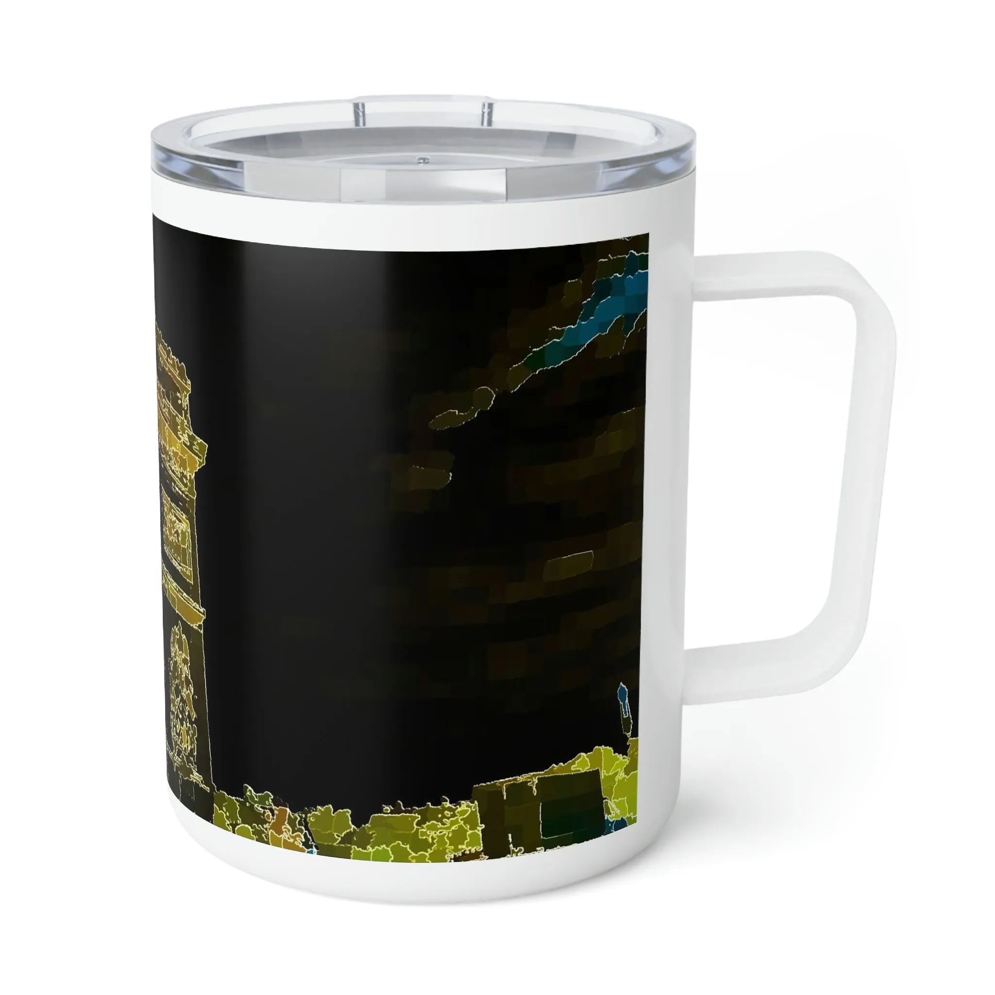 Insulated Coffee Mug, 10oz ...  L'Arc de Triomphe ... 'Barbara Joan Bonnell-Holt Photo' ... Circa 1972 ... Oringinal Works ...