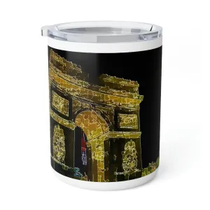 Insulated Coffee Mug, 10oz ...  L'Arc de Triomphe ... 'Barbara Joan Bonnell-Holt Photo' ... Circa 1972 ... Oringinal Works ...