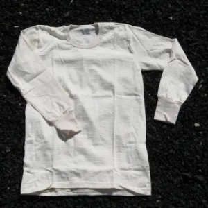 Italian 51% Wool Long Sleeve Top. New. Ivory.