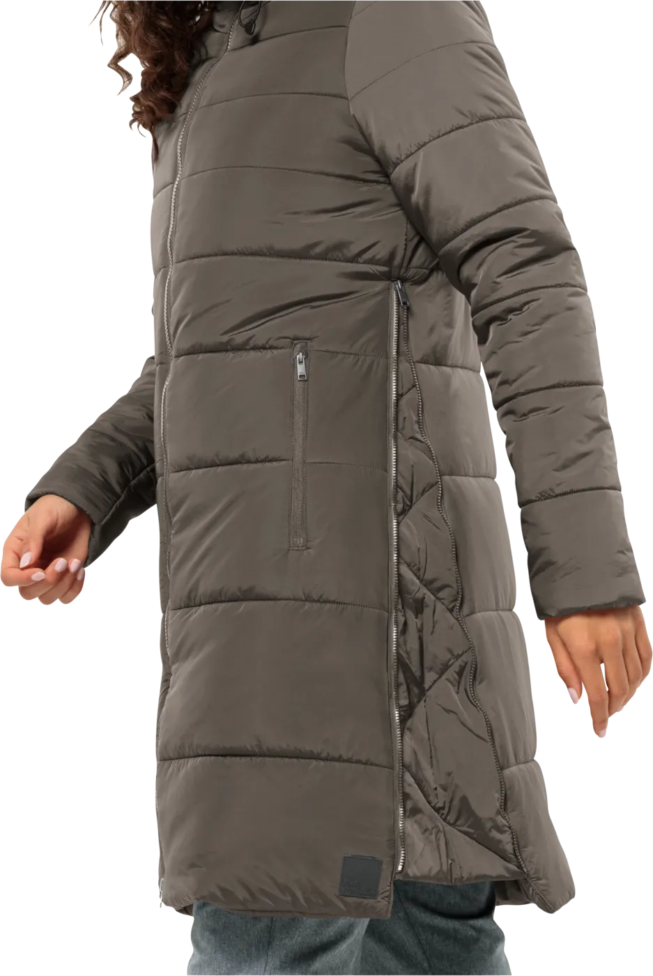 Jack Wolfskin Women&#x27;s Eisbach Coat Cold Coffee | Buy Jack Wolfskin Women&#x27;s Eisbach Coat Cold Coffee here | Outnorth