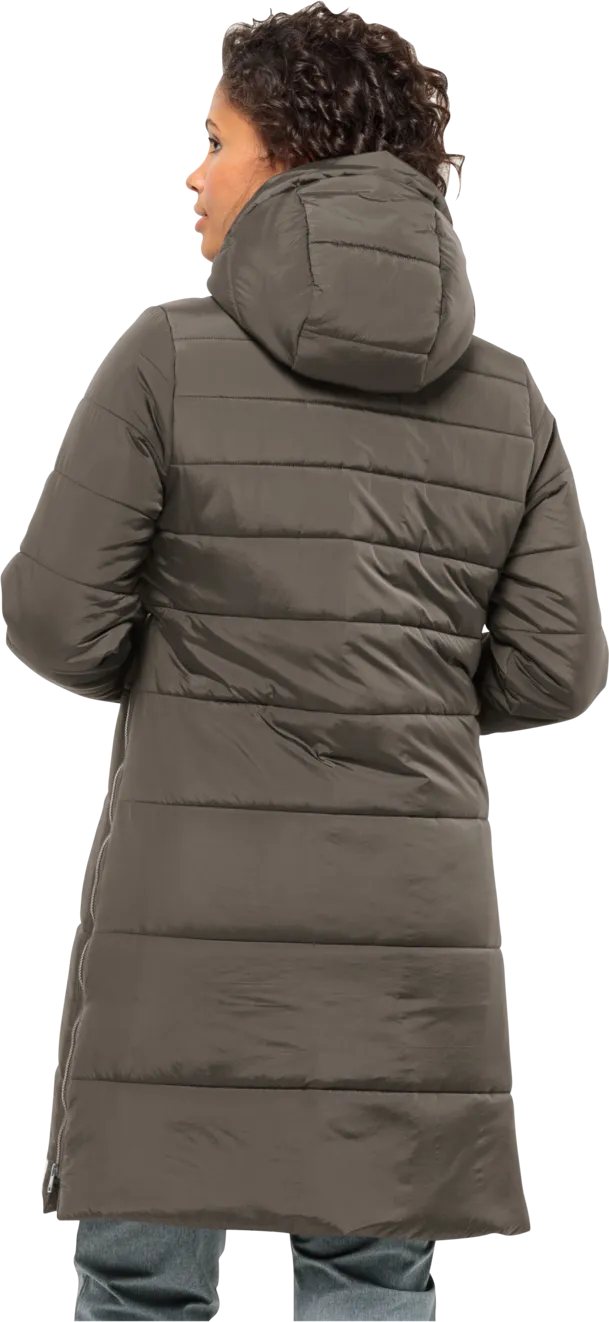 Jack Wolfskin Women&#x27;s Eisbach Coat Cold Coffee | Buy Jack Wolfskin Women&#x27;s Eisbach Coat Cold Coffee here | Outnorth