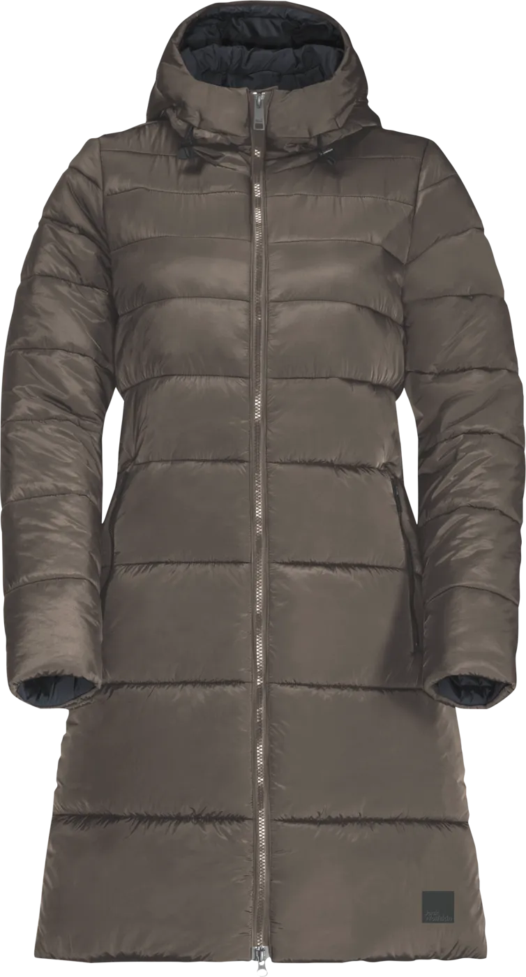 Jack Wolfskin Women&#x27;s Eisbach Coat Cold Coffee | Buy Jack Wolfskin Women&#x27;s Eisbach Coat Cold Coffee here | Outnorth