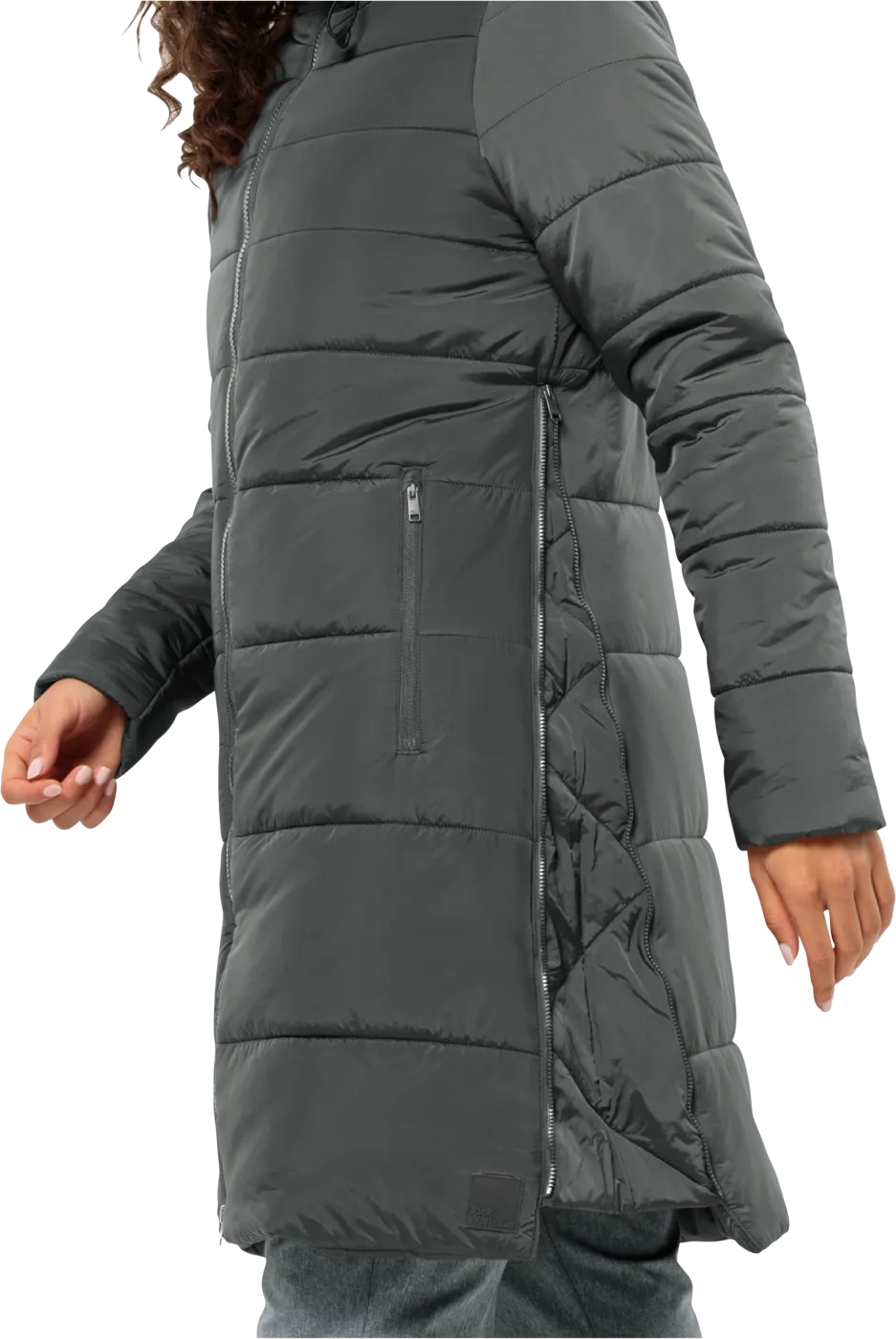 Jack Wolfskin Women&#x27;s Eisbach Coat Slate Green | Buy Jack Wolfskin Women&#x27;s Eisbach Coat Slate Green here | Outnorth