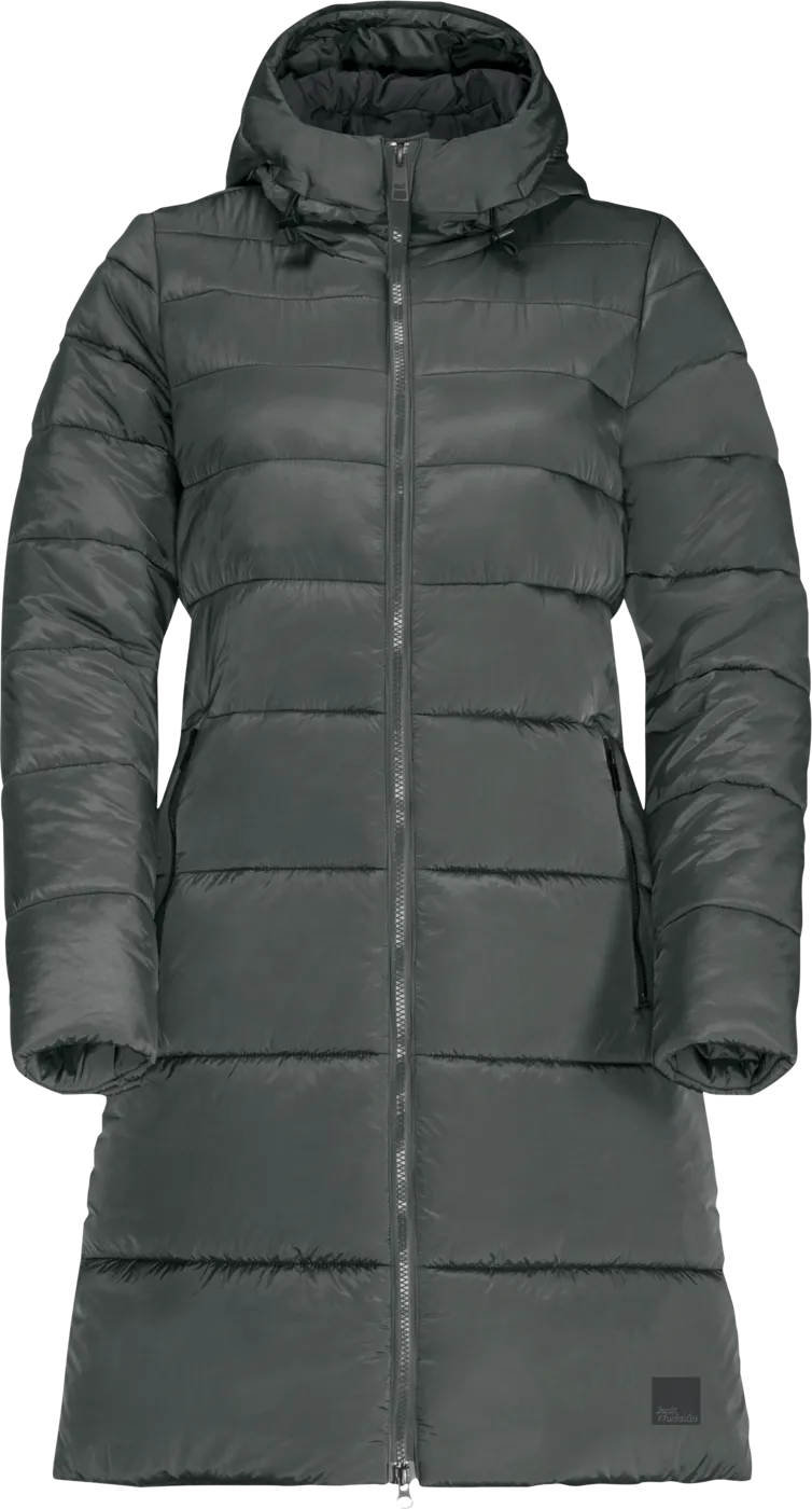 Jack Wolfskin Women&#x27;s Eisbach Coat Slate Green | Buy Jack Wolfskin Women&#x27;s Eisbach Coat Slate Green here | Outnorth