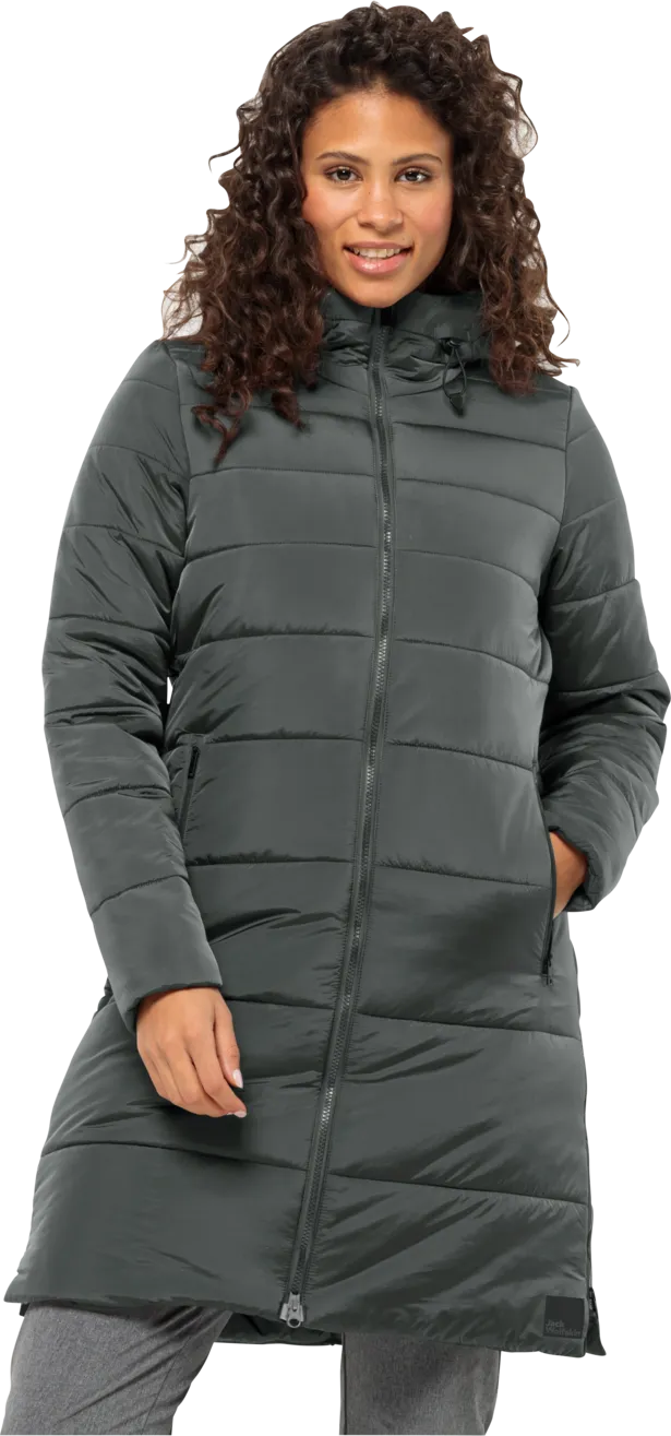 Jack Wolfskin Women&#x27;s Eisbach Coat Slate Green | Buy Jack Wolfskin Women&#x27;s Eisbach Coat Slate Green here | Outnorth