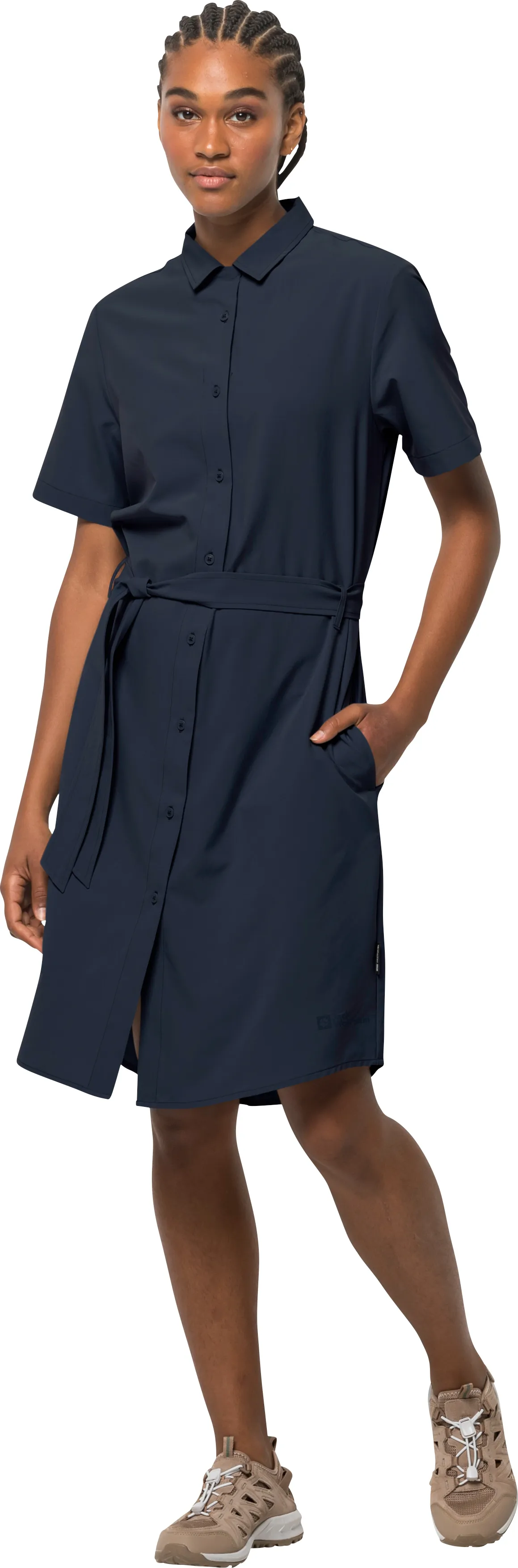 Jack Wolfskin Women&#x27;s Holiday Midi Dress Night Blue | Buy Jack Wolfskin Women&#x27;s Holiday Midi Dress Night Blue here | Outnorth