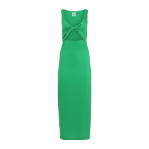 Krista Twist Dress - Kelly Green