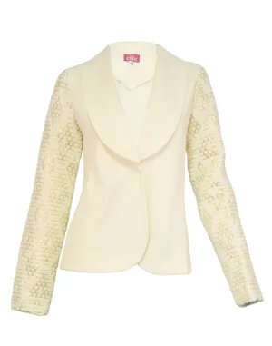 Lassie Blazer White -L