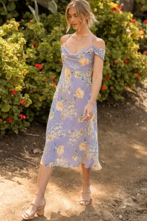 Lindsie Floral Midi Dress - FINAL SALE