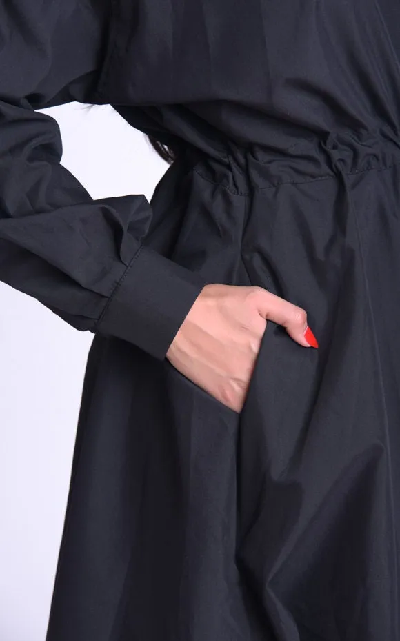 Long Black Dress With Open Shoulders