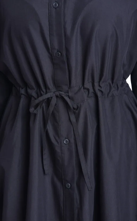 Long Black Dress With Open Shoulders