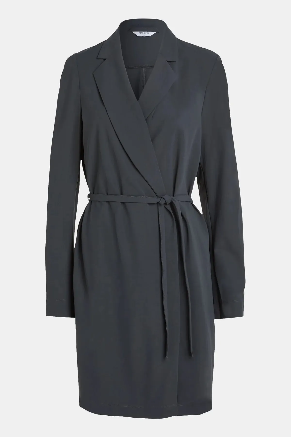 LONG BLAZER - Black-Penn&Ink
