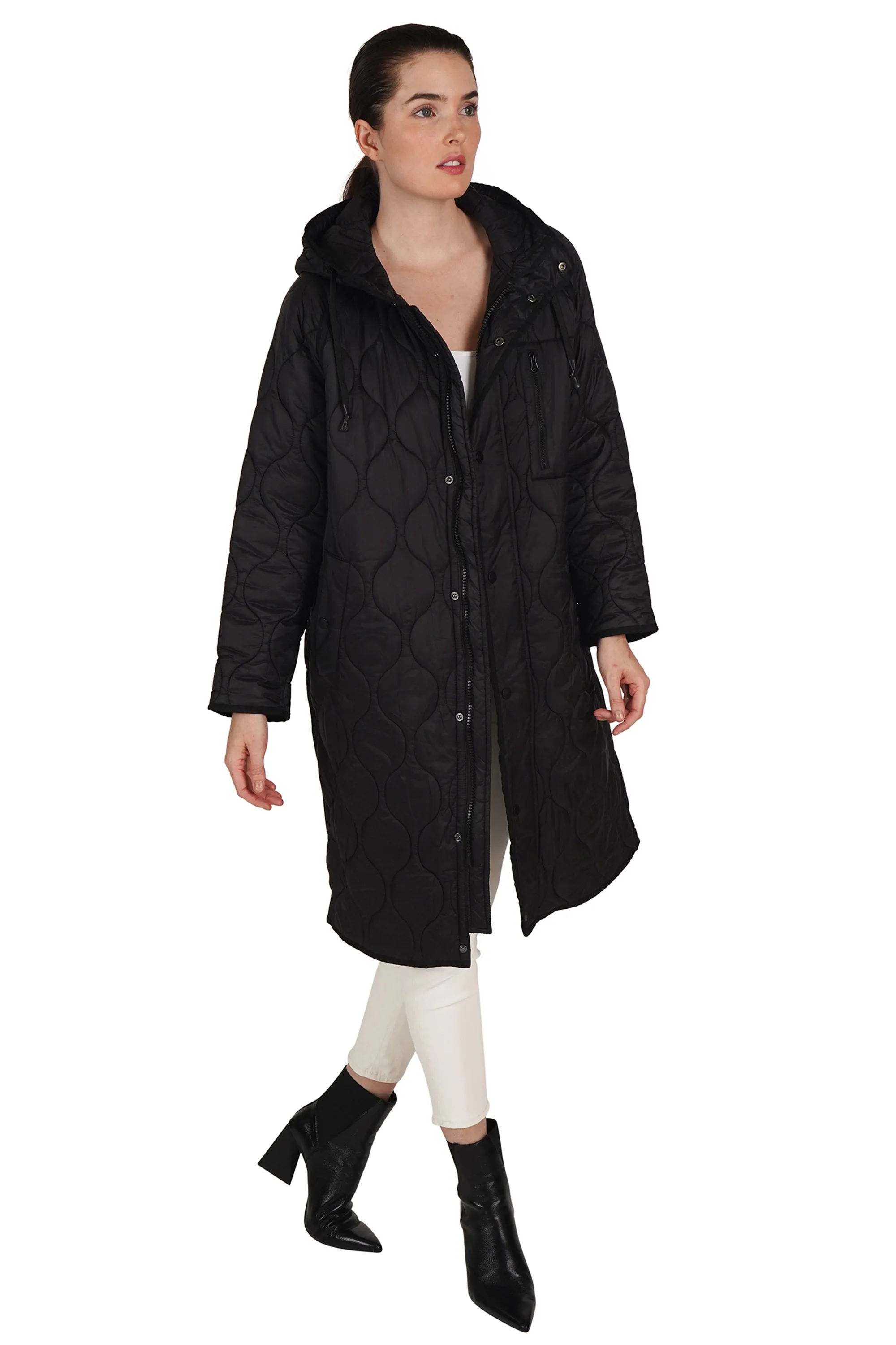 Long Quilted Jacket