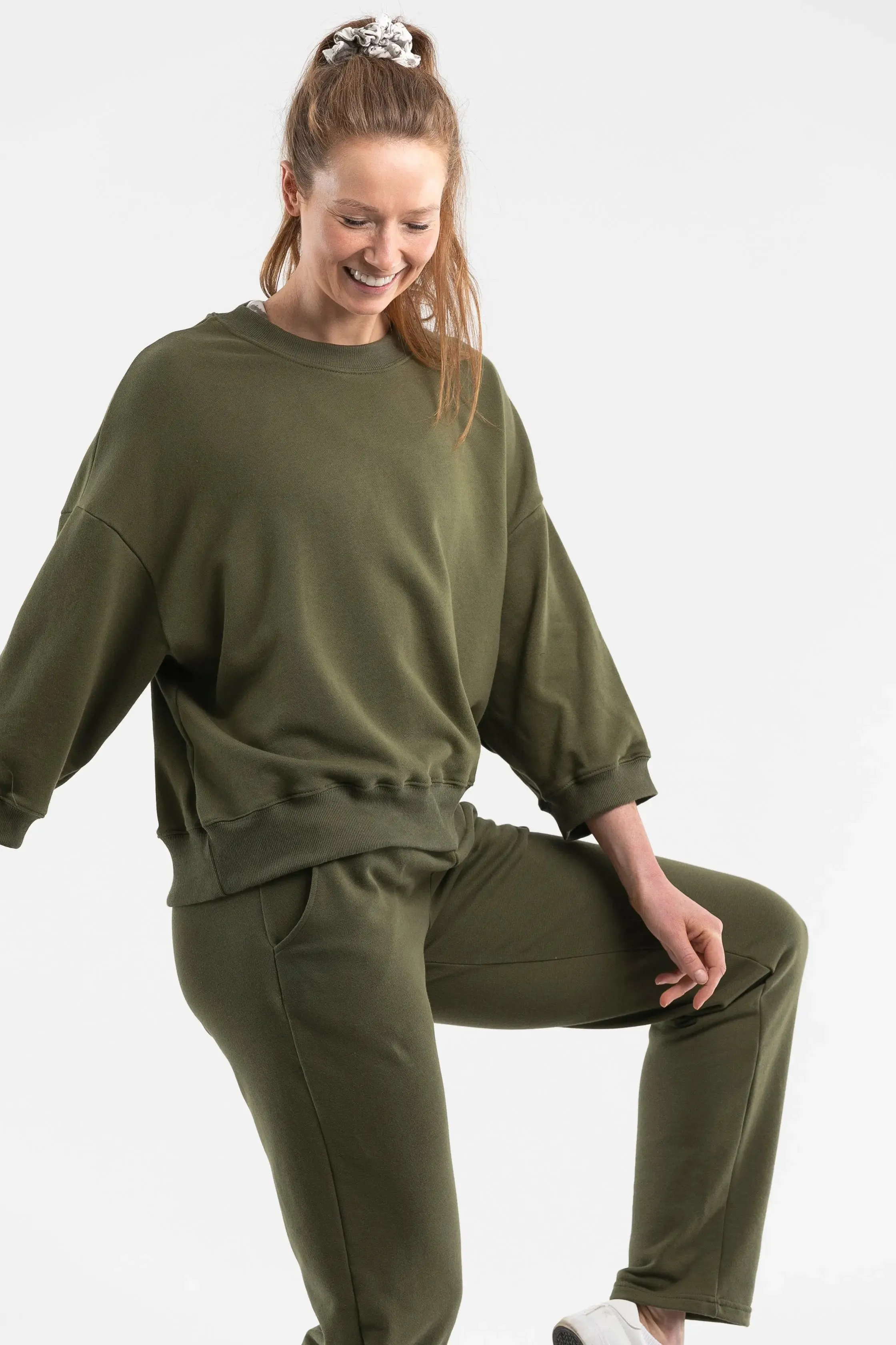 Luna Organic Jumper | Khaki