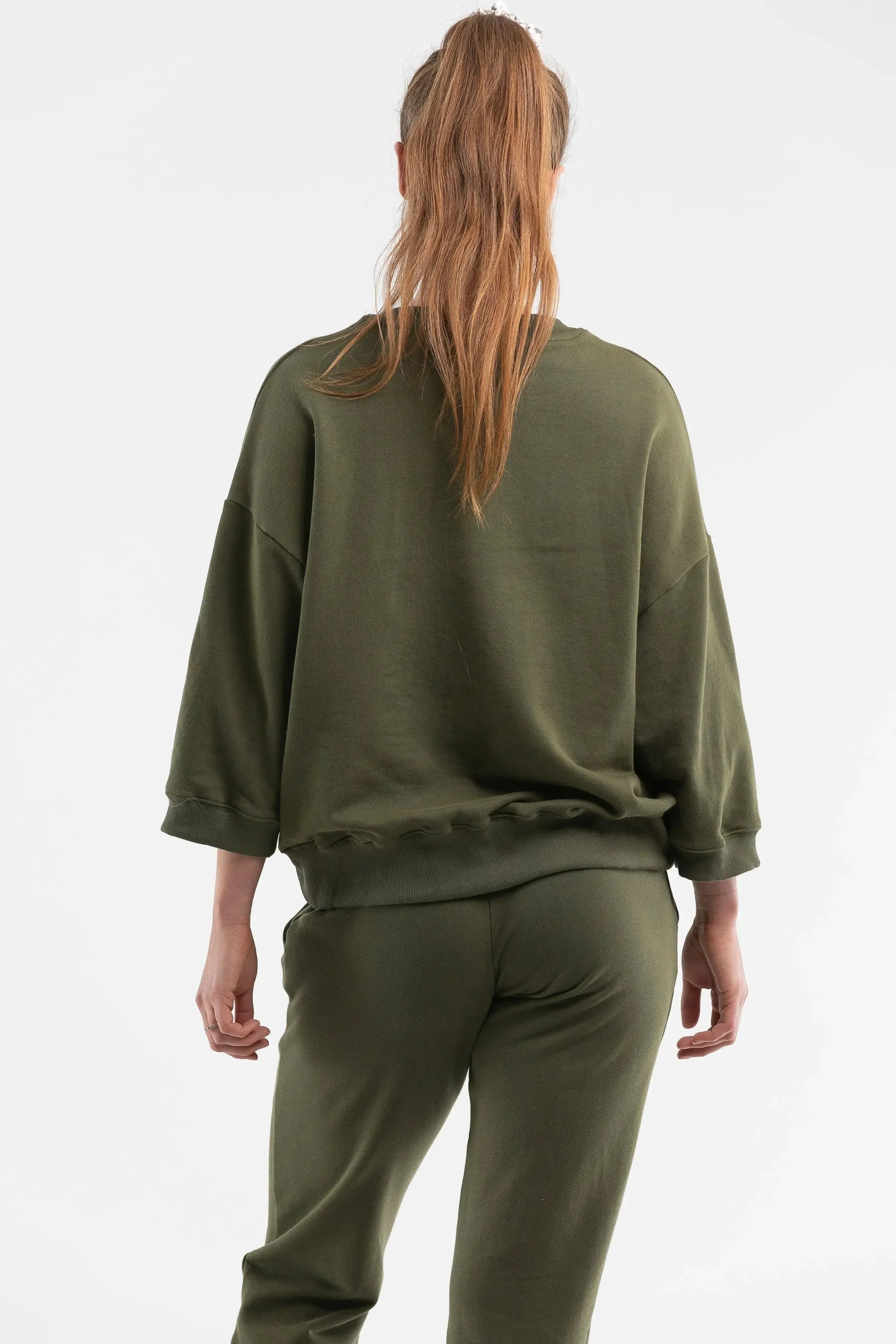 Luna Organic Jumper | Khaki