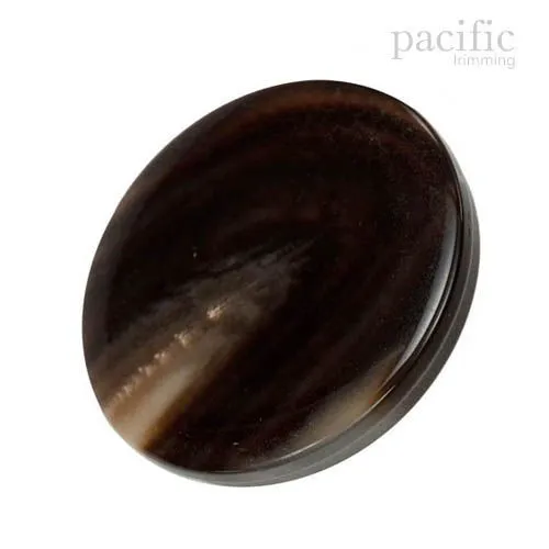 Marble Round Flat Shape Polyester Shank Jacket Coat Button