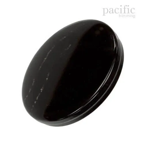 Marble Round Flat Shape Polyester Shank Jacket Coat Button