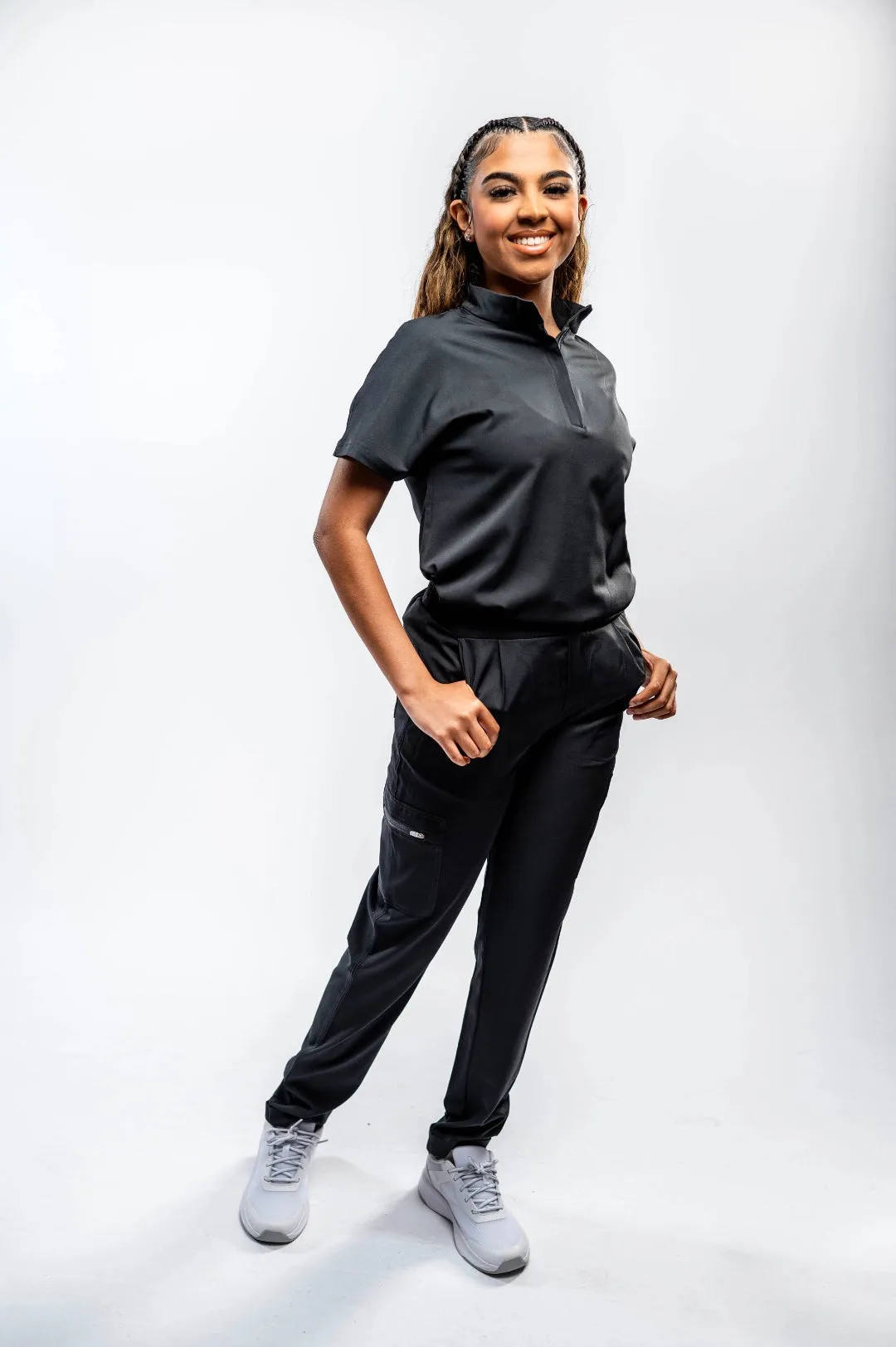 Mary A Six Pocket Cargo Scrub Pants