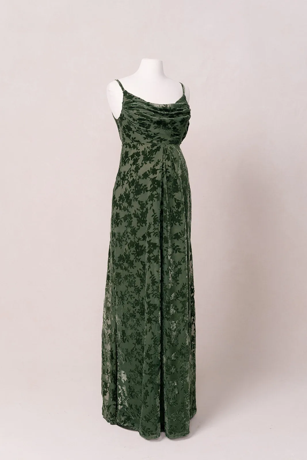 Maternity Skye Floral Burnout Velvet Dress | Made To Order