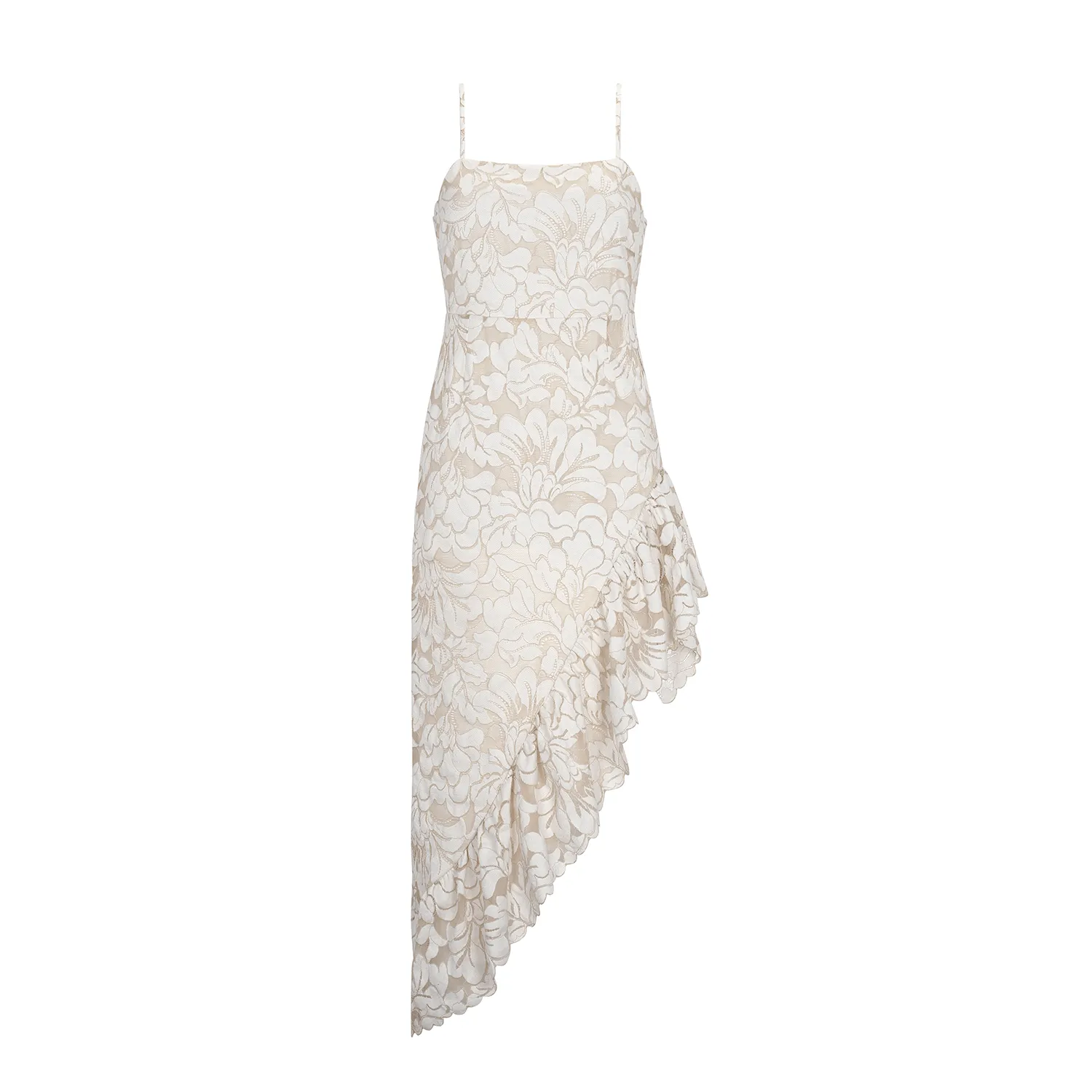 MIDI DRESS COTTON POLYAMIDE CREME 232