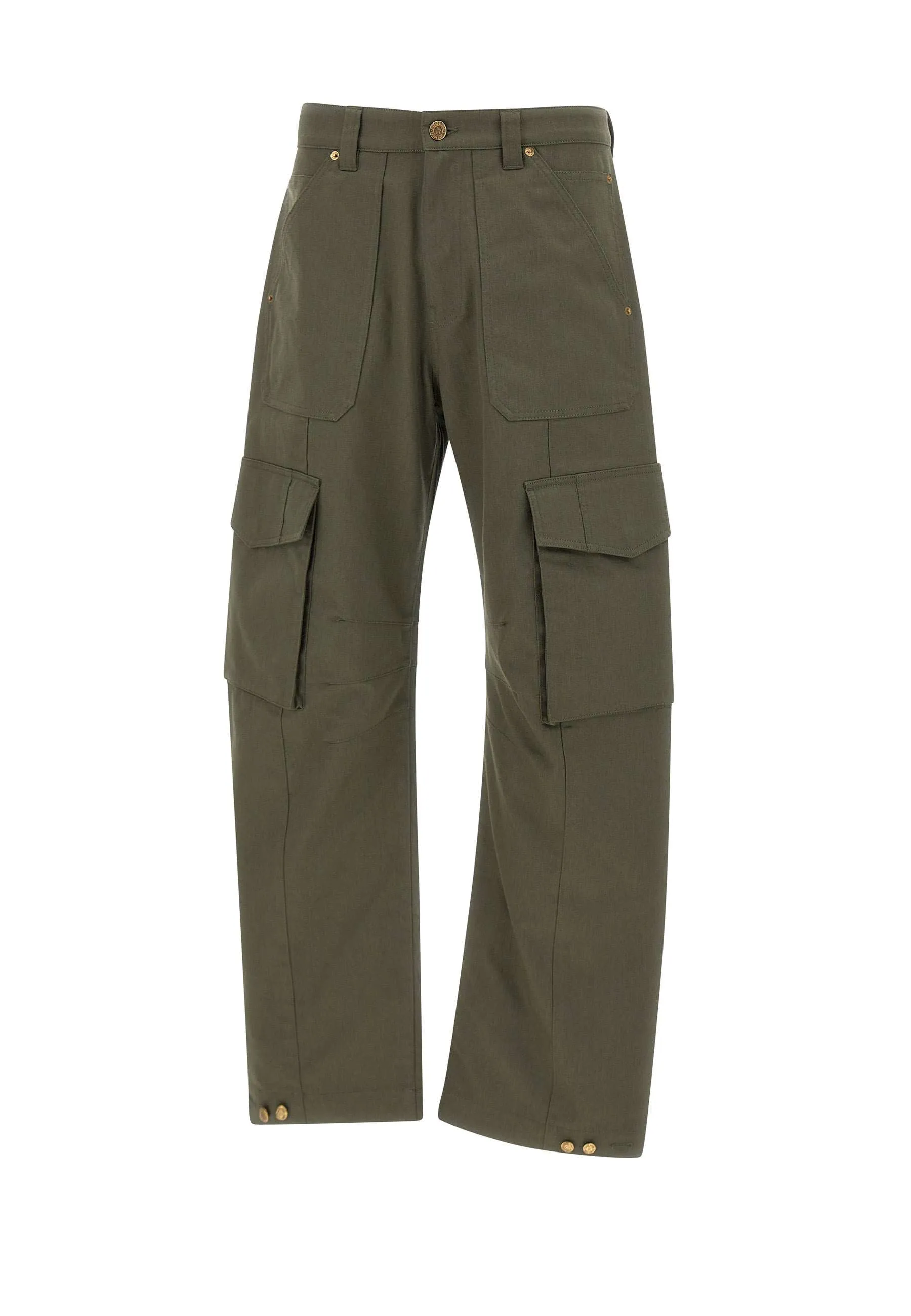 Military Green Cargo Pants for Men