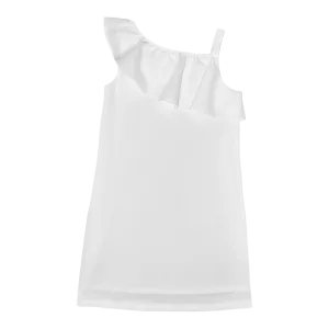 Millie Ruffle Dress – Wentworth White Linen